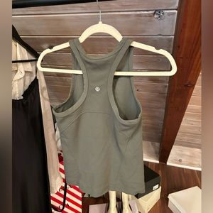 Lululemon army green align tank size 4